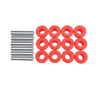 Fydun Cart Rear Leaf Spring Bushing Sleeve Kit, Cart Spring Bushing Kit 70289 G02 Replacement EZGO TXT Medalist Red Metal