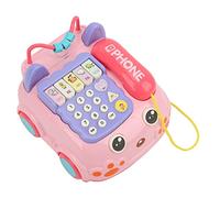 Fydun Cartoon Telephone Ornaments - Simulated Landline Phone for Early Learning & Imaginative Play, Interactive Music Game for 18 Months and Older