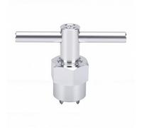 Fydun Cartridge Puller Valve Core Removal Tool Cartridge Extractor 104421 Silver Aluminum Alloy OEM Replacement with Polished Finish