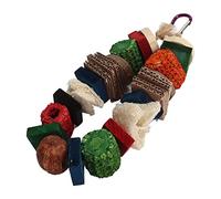 Fydun Corn Cob Ornaments Boredom Relief Colorful Chewing Ornaments Bird Hanging Ornamentss for Rabbit Hamster for Families