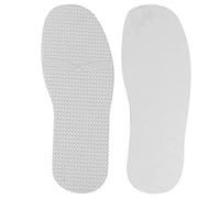 Fydun DIY Stick On, A Pair Leather Shoes Anti Skid Wear Resistant Shoes Sole Raised Grain Rubber Shoes Sole (White)