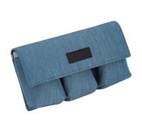 Fydun Drone Battery Bag Portable Camera Battery Pouch for Mavic 2 Mini3 Avata Series LP E4N LP E19 (Blue)