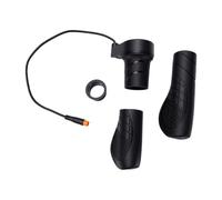 Fydun Electric Bike Half Twist Throttle 12V 72V Universal 3 Pin Connector with Textured Grip and Wide Voltage Compatibility for Mountain Bike Scooter Electric