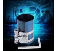 Fydun Fydun 3 Inch Piston Ring Compressor Tool with Ratchet and Adjustable Screw, Engine Piston Band Installer for 53mM 125mm & 4 Inch Option for 53mM 175mm Applications (Rubber 2)