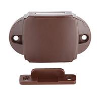 Fydun Keyless Push Button Lock for Cabinets and Drawers - Zinc Alloy Lock for RV, Boat, Yacht, Furniture - Easy OnE Press Operation, Fits 14 16mm Door Thickness