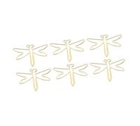 Fydun Large Cute Dragonfly Clips, 100Pcs Non-Skid Jumbo Wide Clips in | Metal Clips, Portable, Rust Proof, Cute Design, Office Supplies, Organizational Tools