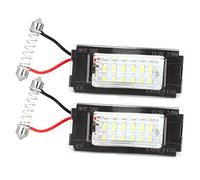 Fydun LED License Lamp, LED License Plate Lights 1 Pair 12V 18 SMD LEDs Number Plate License Panel Lights for MINI R56 R57 R58 R59 2006-2014