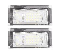 Fydun LED License Light, LED License Plate Lights 1 Pair 12V 18 SMD LEDs License Number Plate Light Lamp for Mini S R53 2001-2006