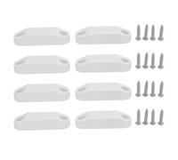 Fydun Magnetic Baggage Door Catch Holder Kit Weatherproof RV Storage Holder Kit for Camping Trailer White