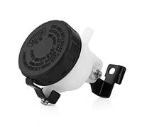 Fydun Motorcycle Brake Reservoir with Bracket, Universal Fit, Plastic Bottle Iron Bracket, Powersports Brake Accessory, Motorcycle Compatible