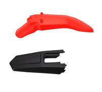 Fydun Motorcycle Mudguard Set Front Rear Mudguards Motorcycle Wheel Arch Black ABS Road Debris Protect Toolless Mount Wheel Mud Flap Set with Minimalist Design for in 10