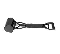 Fydun Pet Pooper Long Handle Jaw Poop Scoop Clean Pick Up Dog Cat Waste Picker Cleaning Tool for Families (All Black)