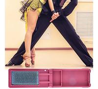 Fydun Portable Ballroom Dance Shoes Brush For Latin Dancing Red (Red)