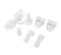 Fydun Roller Blind Repair Kit, 17-18mm, White, Plastic, Weather Resistant, Manual, Side Control, Inside/Outside Mount, Spot Clean, Living Room, Window/Curtain Repair and Maintenance
