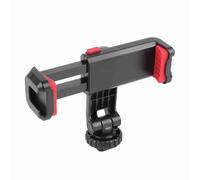Fydun Rotatable Tripod Phone Holder Clamp Mount Adapter with Hot Shoe Microphone Mount Cold Shoe for Video Recording Studio