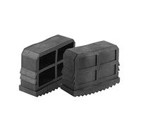 Fydun Rubber Ladder Feet 2Pcs/Pair Rubber Non Slip Replacement Step Ladder Feet Foot Mat Cushion Sole (Black)