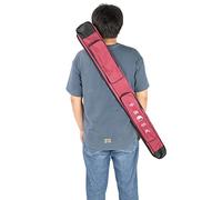 Fydun Thick Canvas Sword Bag Multifunctional Shoulder Carry Box/Cover for Cse Martial Arts Dark Red (Dark Red)