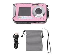 Fydun Water Proof Camera 48MP 2.7K Autofocus Floatable Dual Screen Selfie Camera for Snorkeling Adventures