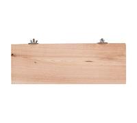 Fydun Wooden Rectangular Pet Springboard, Wood Hamster Platform Rectangle Natural Wood Cage Springboard for Pet Hamster Chinchilla Chipmunk Cage Chew Stand Platform Pedal Board