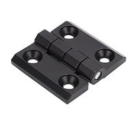 Fydun Zinc Alloy Cabinet Door Activity Device with Buffer Function for Noise Reduction Black 58 X 58mm for Mechanical Equipment Operation Boxes (47 * 50mm)