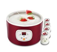 FYDZ Stainless Steel Lined Multi-Function Electric Yogurt Maker, Rice Wine & Natto Fermenter with Thermostatic Control