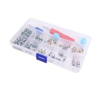 Fyearfly 104-Piece R134a R12 Climate Valve Core Set with Tool Dust Caps Car Truck