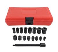 Fyearfly 17-Piece Clutch Alignment Tool Kit, Premium Steel Construction, 150mm Alignment Shaft with 16 Sleeves, Universal Fit for Cars & Light Commercial Vehicles