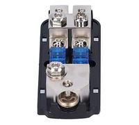 Fyearfly 1x0GA to 2x4GA Fuse Splitter 60A for Car Audio Boat Yacht