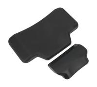 Fyearfly 2 x Topcase Backrest Polyurethane for Motorcycle Scooter Universal Pillion Comfort Black