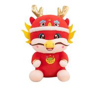 Fyearfly 2024 Year of the Dragon Plush Toy, Chinese Zodiac Dragon Stuffed Animal, 52cm Soft Cuddly Mascot Doll for Kids & Home Decor