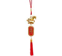 Fyearfly 2026 Year of the Horse Ornaments, Flat Horse & Five Blessings Hanging Decor for Chinese New Year Plants, Bonsai and Festive Home Decorations