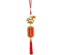 Fyearfly 2026 Year of the Horse Ornaments, Flat Horse & Prosperity Blessings Hanging Decor for Chinese New Year Plants, Bonsai, Home and Festival Celebration
