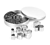 Fyearfly 24Pcs Cookie Cutter Set Stainless Steel Shapes for Creative Baking Fun