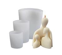 Fyearfly 3D Silicone Human Body Mold for DIY Candles & Soaps, Easy to Clean, Durable