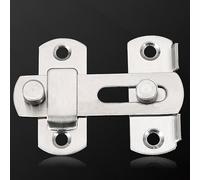 Fyearfly 3in A2 INOX Sliding Door Latch Security Catch Fastener, 24 Pcs Heavy Duty Corrosion Guarded Entryway Lock for Pet Gate Closet Window