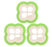 Fyearfly 3Set Sandwich Cutter, 4 Leaf Shaped Bread Mold, Sushi Making Tool for Easy Home Cooking