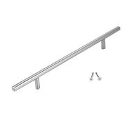 Fyearfly 5-40cm Length T-Bar Pull Handles - Chrome Stainless Steel T-Shape Handles Cabinet Pull Handles Knobs for Office Kitchen Door Furniture Handle (400mm)