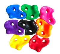 Fyearfly 6pcs Rock Climbing Holds Kit - Easy Installation, Vibrant Colors, Durable Grips