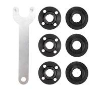Fyearfly 7Pcs Grinder Flange Set, Angle Wrench & Lock Nut, Fits 4.5-5in Tools, Affordable Replacement for DW 193465-4