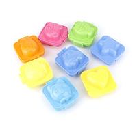 Fyearfly 8Pcs DIY Cartoon Rice Ball Mold Set, Fun Kitchen Utensils for Creative Meals