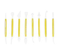Fyearfly 8Pcs Fondant Tool Set for Cake & Pastry, Easy Carving & Decorating, Reusable