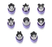 Fyearfly 8pcs Vegetable Cutter Shapes Set - DIY Cute Patterns, Stainless Steel Fruit & Cookie Cutters for Fun Kitchen Creations