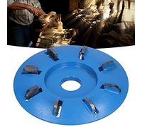 Fyearfly Angle Grinder Wood Carving Disc, 8 Teeth Wood Shaping Disc for Angle Grinder, Carbon Steel Wood Cutting Angle Grinder Disc for Wood Cutting Polishing Shaping