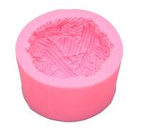 Fyearfly Aromatherapy Gypsum Candle Mold, 3D Wool Ball Silicone for Cake Decorating