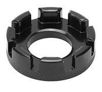 Fyearfly Bicycle Spoke Wrench, 8 Way Bike Nipple Key, Easy Wheel Rims Truing, Repair Tool, Black, Affordable and Durable