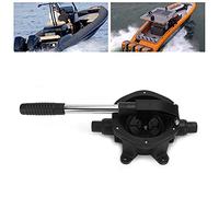Fyearfly Bilge Pump, 45Lpm/720GPH Hand Bilge Pump, Self Priming Diaphragm, Marine, Waste Water Transfer, Stainless Steel Handle, ABS Material
