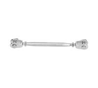 Fyearfly Cable Railing Tensioner A2 304 INOX M12 for 1/8" Wire, Heavy Duty Corrosion Resistant Adjustable Hook Eye Fastener for Decking Balustrade, 1 PCE