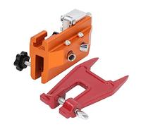 Fyearfly Chainsaw Sharpener Aluminium Alloy Compact Hand Crank Kit with Guide Support, Quick Blade Grinding Device for Outdoor Saw Tool Care