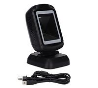 Fyearfly DBS2600 Desktop Barcode Scanner, Hands-Free 1D/2D QR Code Reader with Red LED for POS Retail, USB Plug & Play, Works on Windows 11, Mac OS, Linux