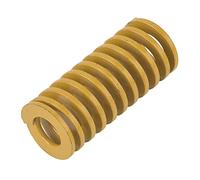 Fyearfly Die Spring OD 20mm ID 10mm, Extra Light Load, Yellow, Durable for Molding